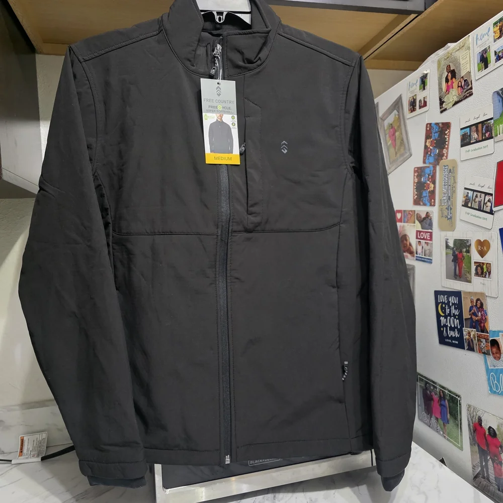 Do Not Buy Free Country Men's Black Performance Jacket Size Medium